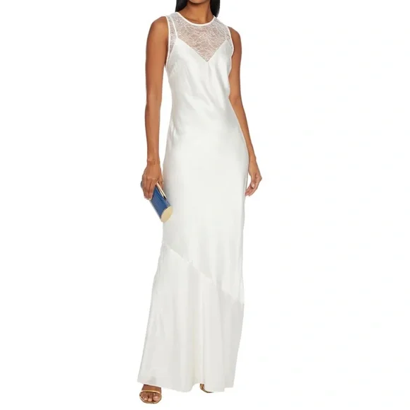 chinese dress ladies Cami NYC Jennelyn Chiffon Pleated Gown In Clementine main image 0